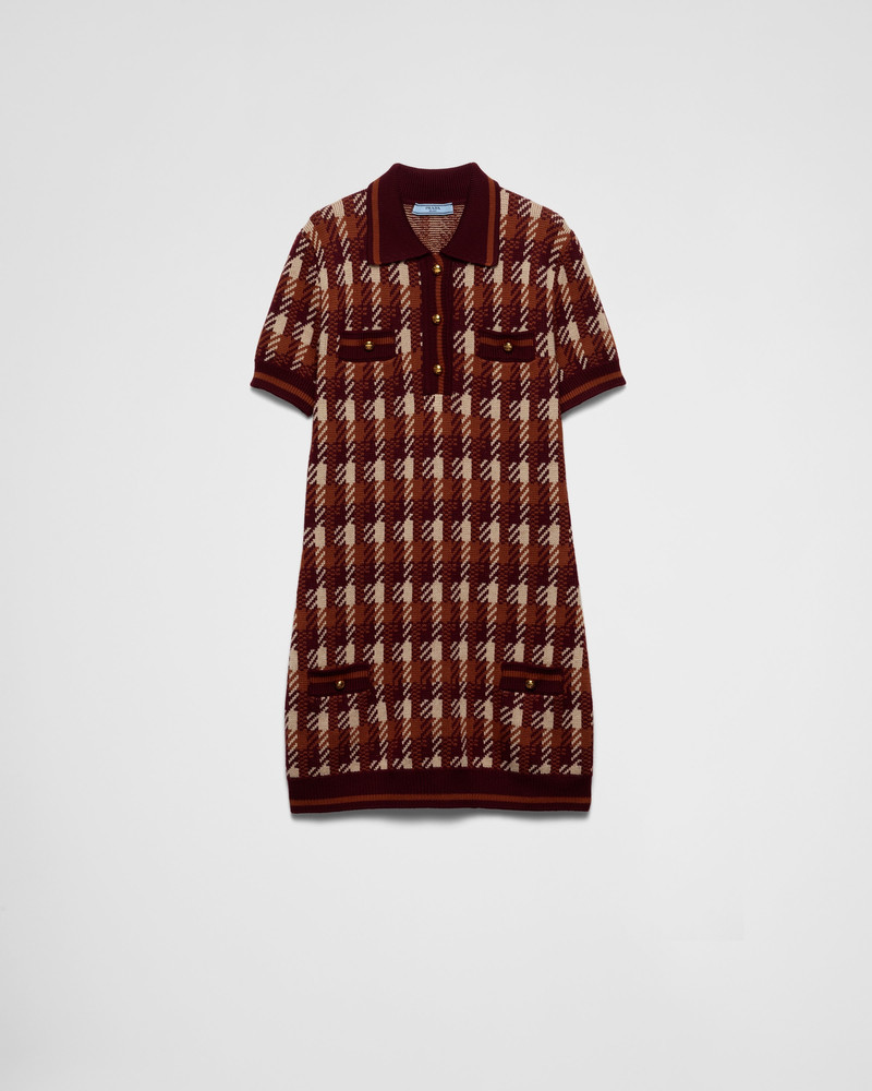 Wool knit mini-dress 1