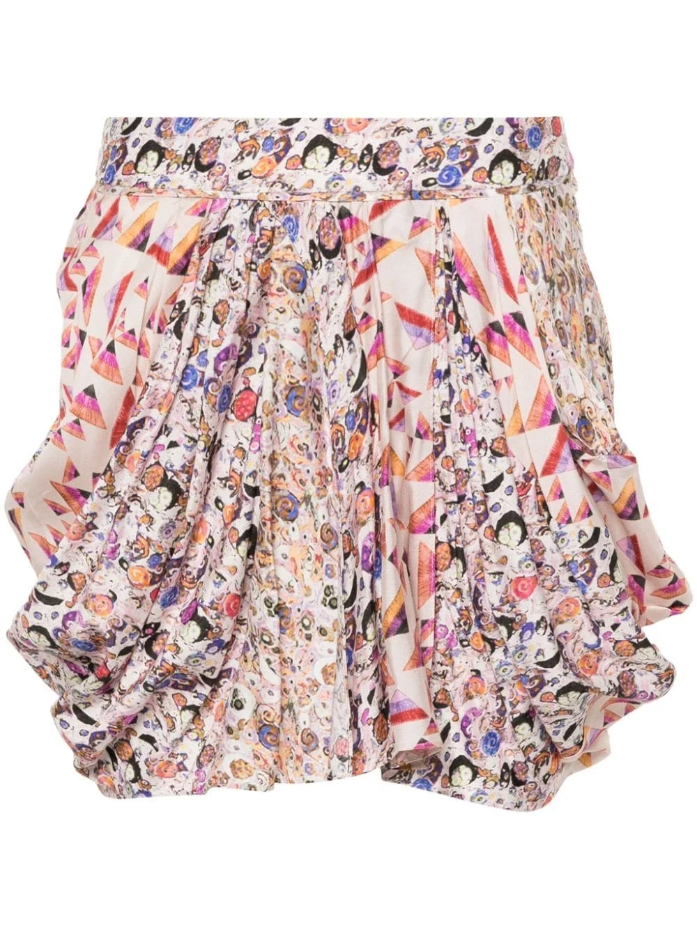 Lovia abstract-print skirt - 1