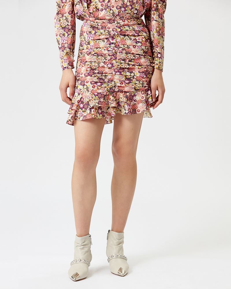 MILENDI FLORAL SKIRT - 4