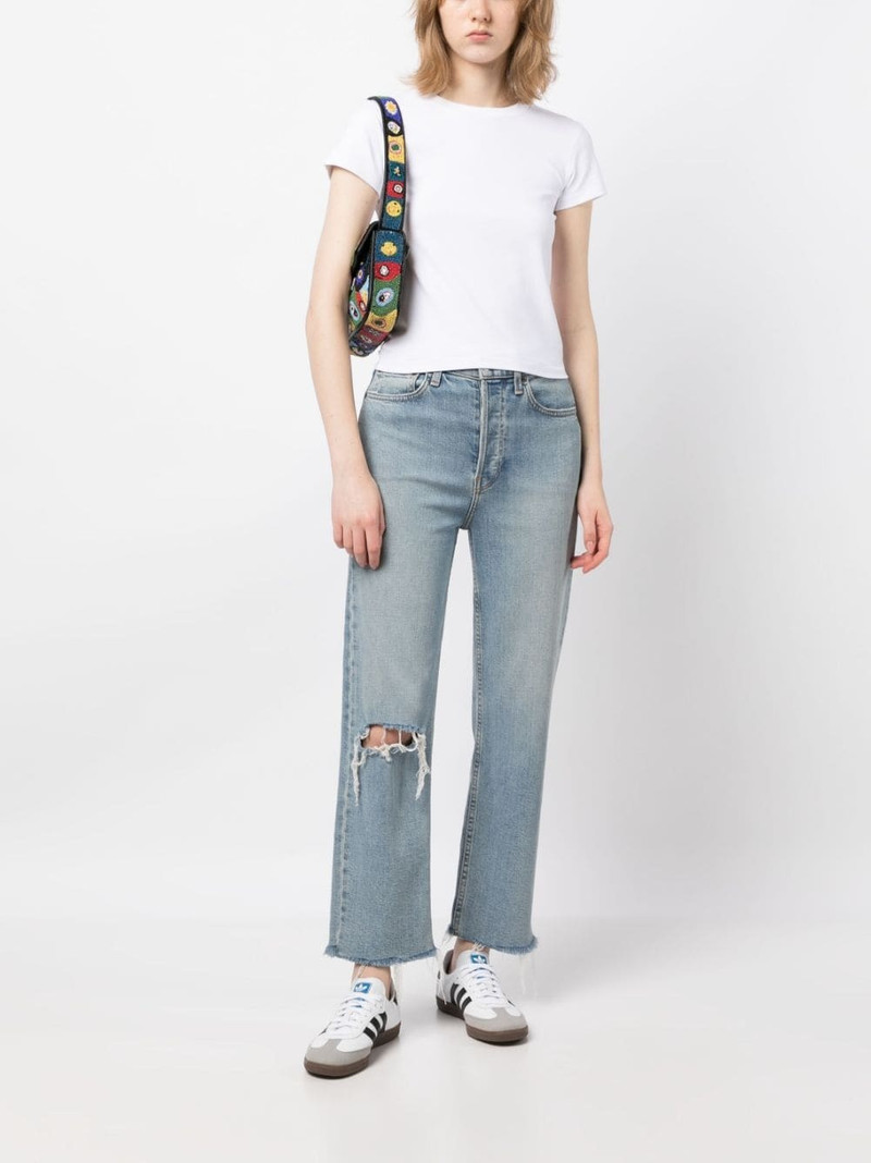 RE/DONE crew-neck stretch-cotton T-shirt outlook