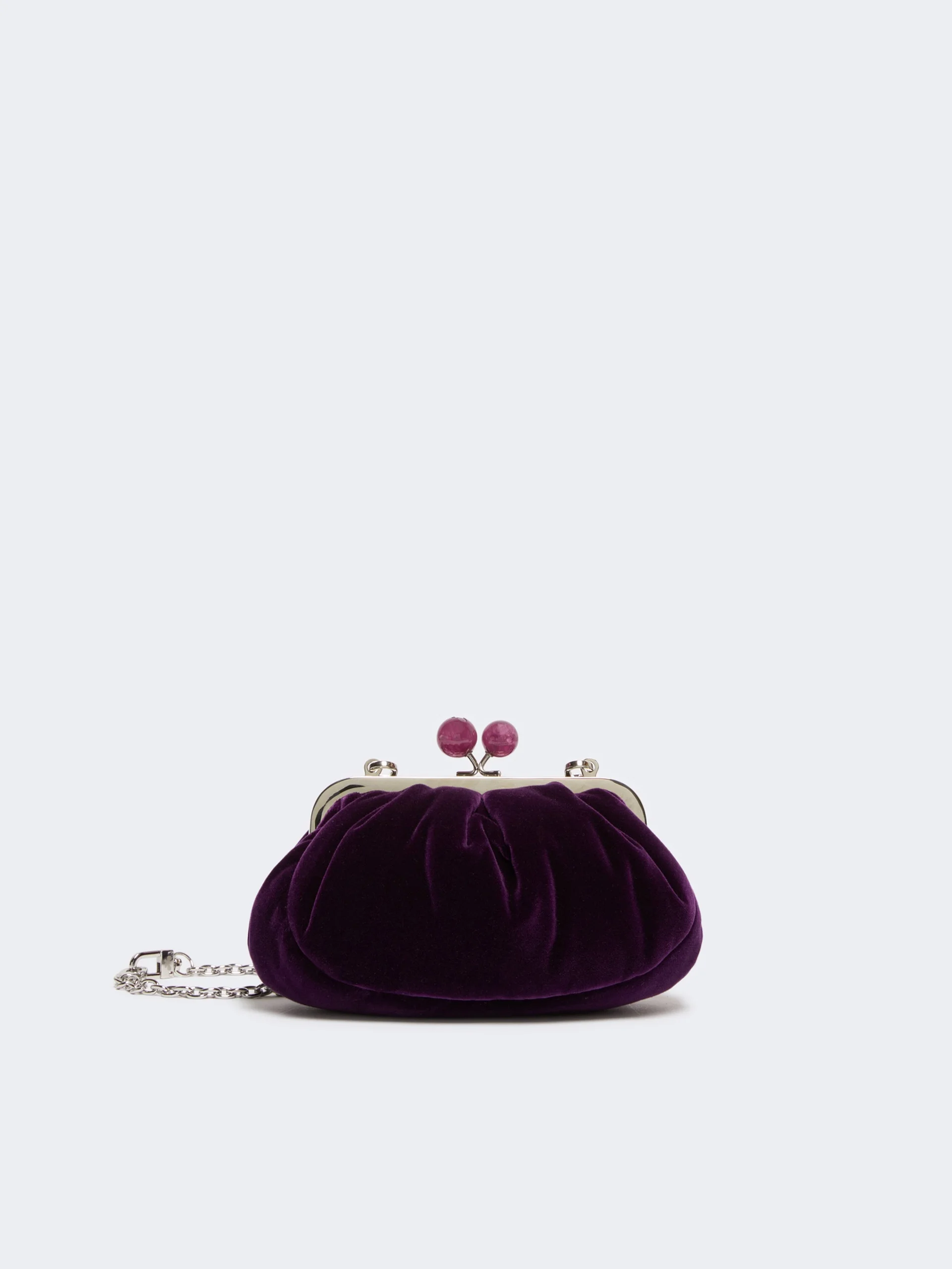GIOCHI Small cotton velvet Pasticcino Bag - PURPLE - 1