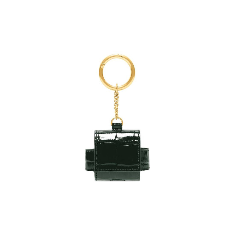 BALENCIAGA Men's Cash Earpods Pro Holder in Forest Green outlook