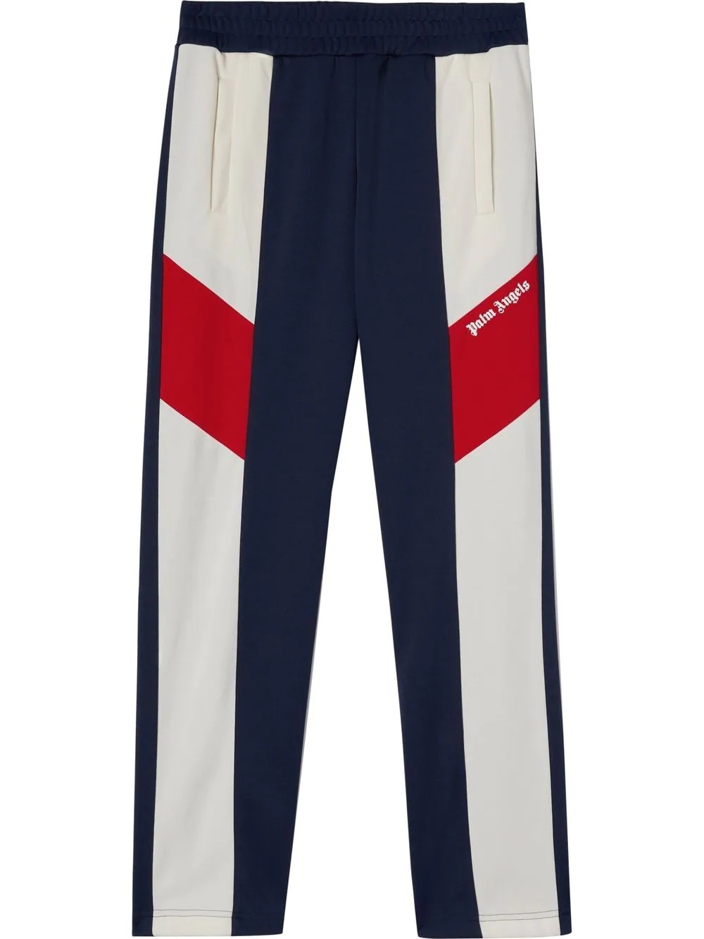 V COLORBLOCK TRACK PANTS NAVY BLUE WHIT - 1