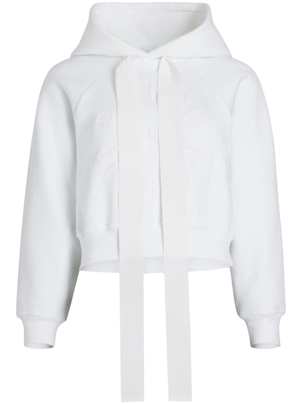 Medallion organic-cotton hoodie - 1