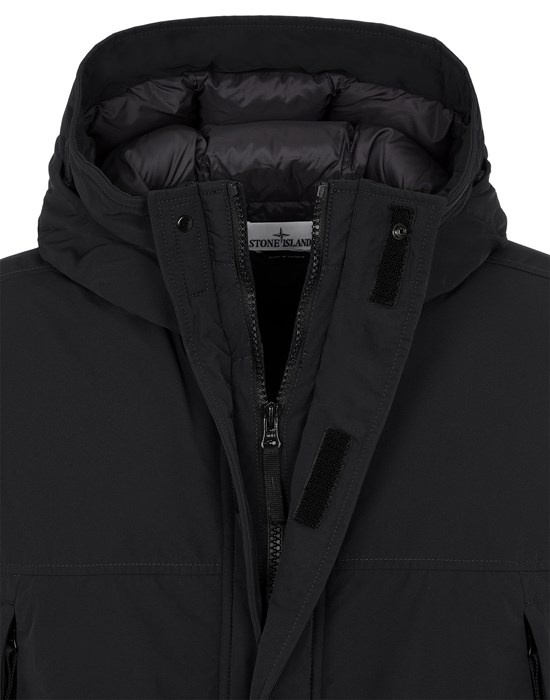 Stone Island 70826 MICRO TWILL DOWN BLACK | REVERSIBLE