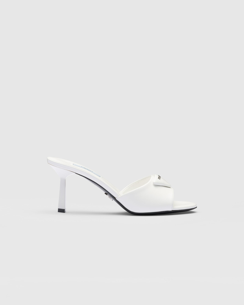 Brushed leather sandals 2