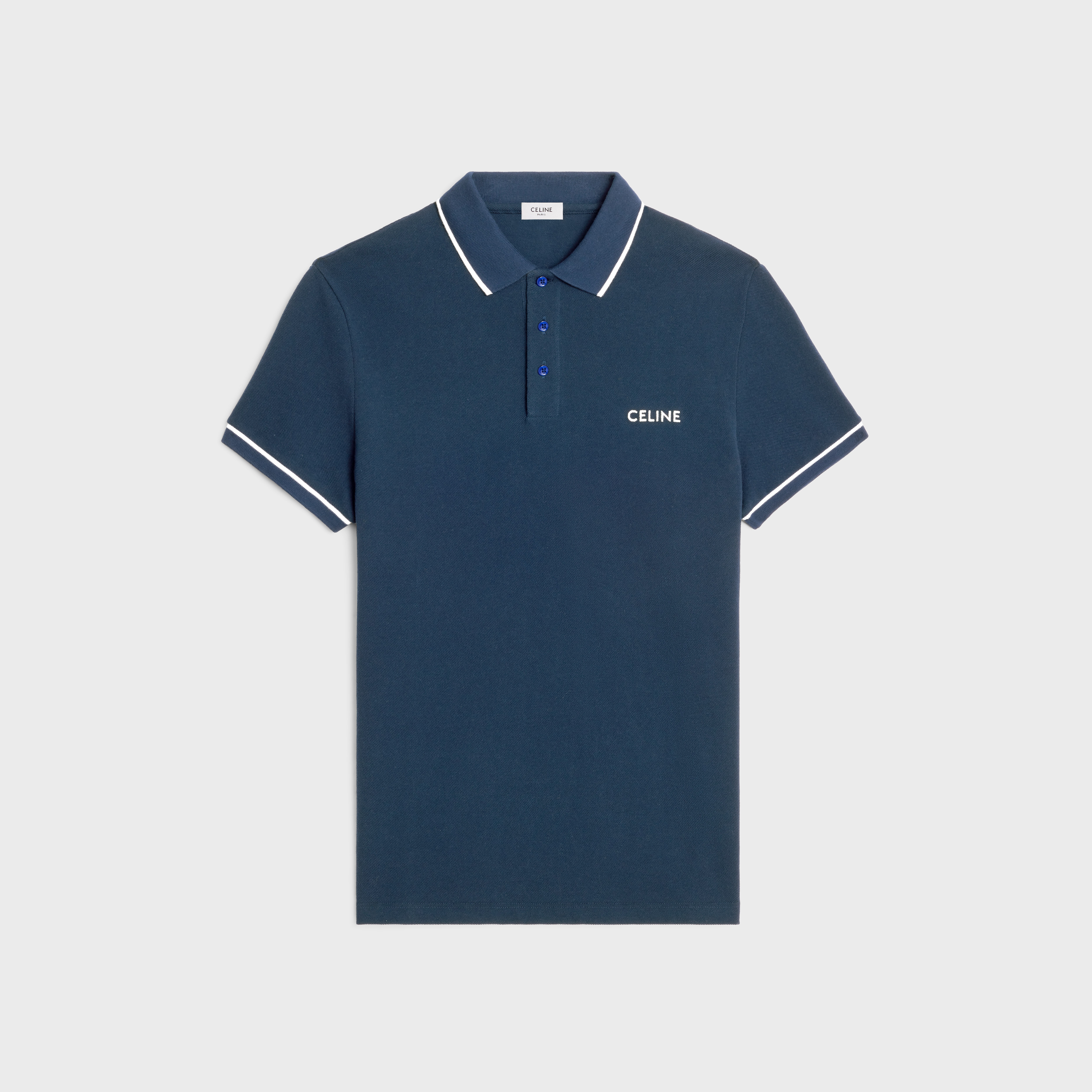 classic polo shirt in cotton piqué - 1