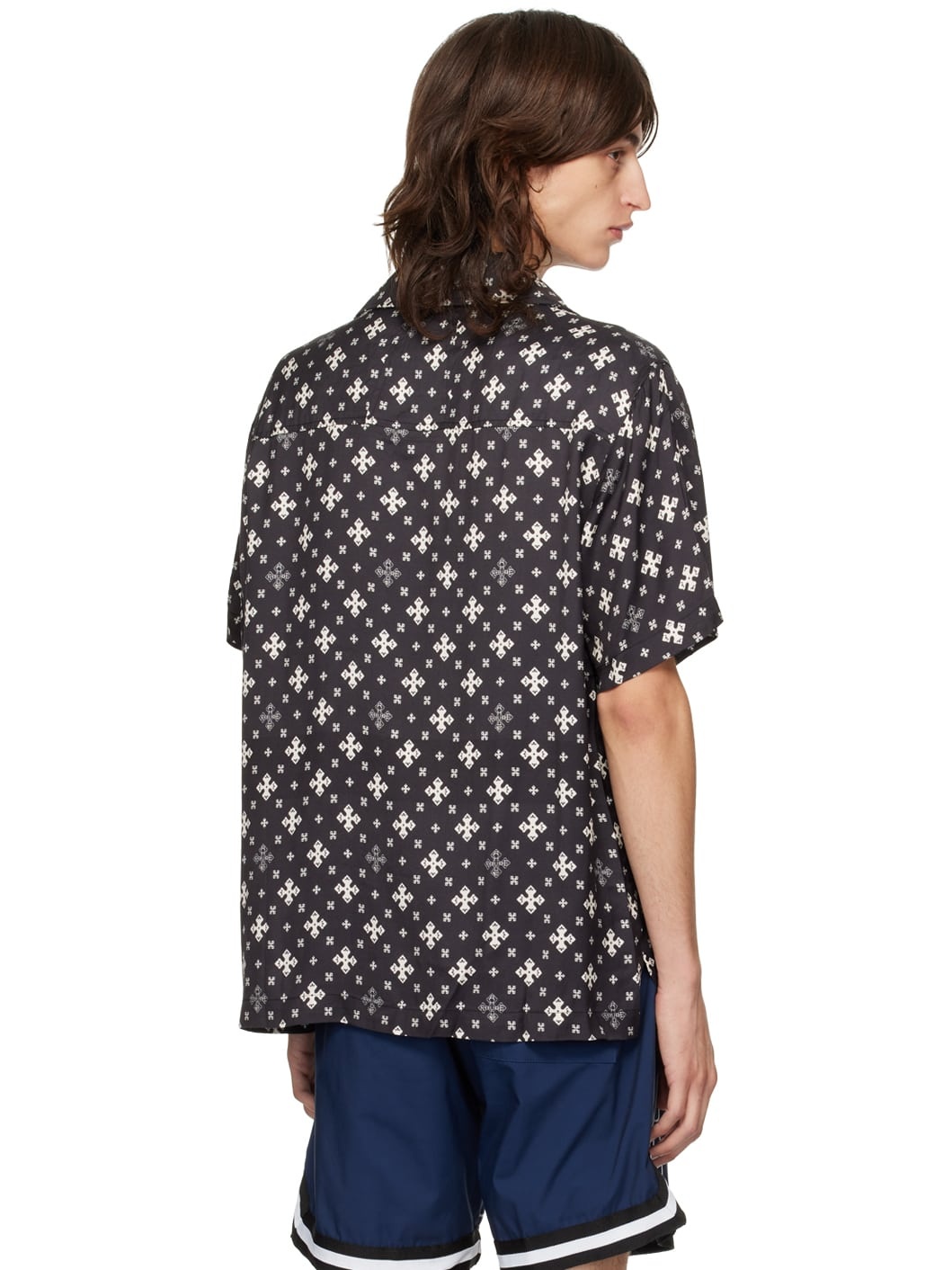 Black & White Patterned Shirt - 3