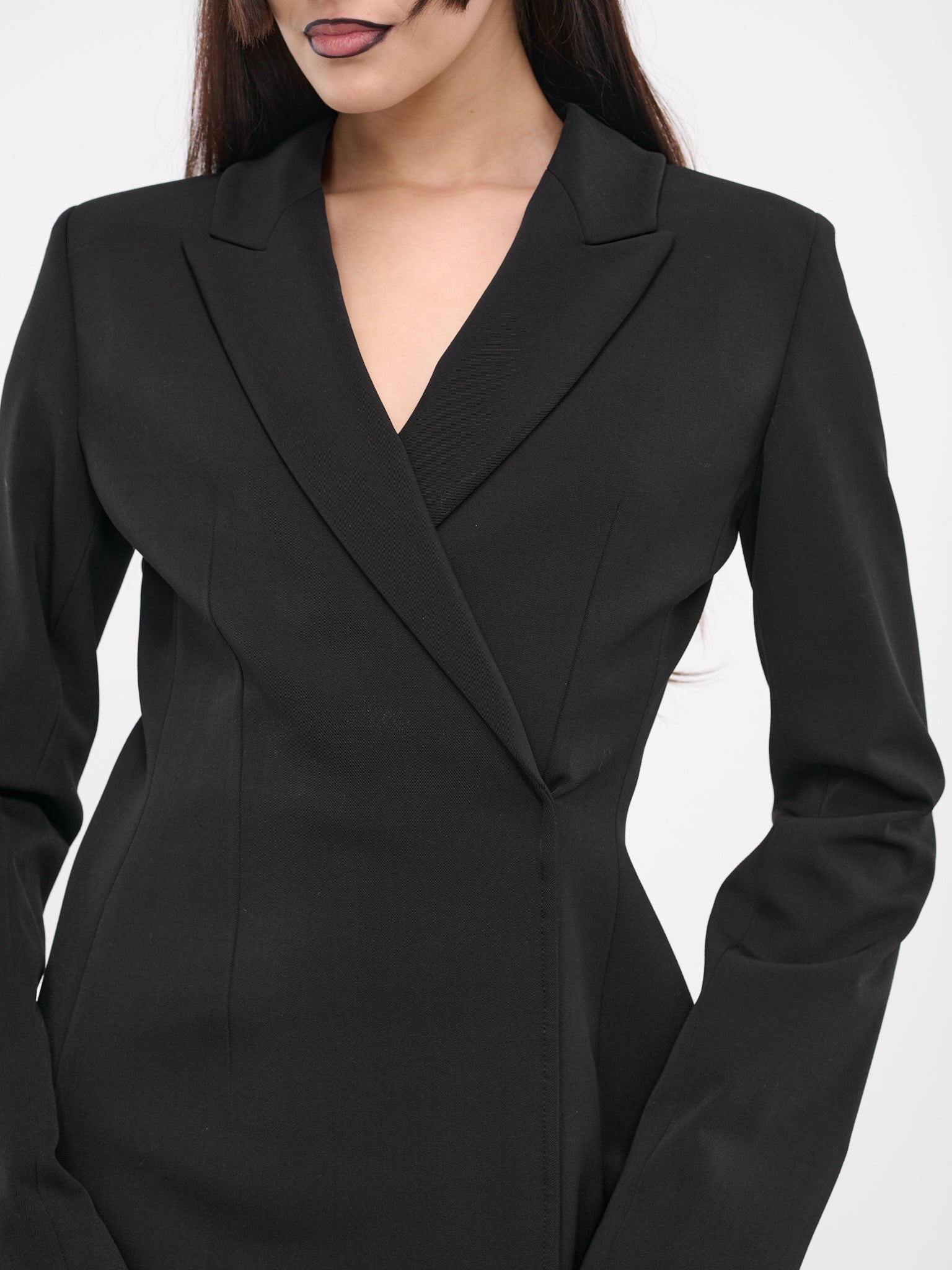 Double-Breasted Blazer Dress - 4