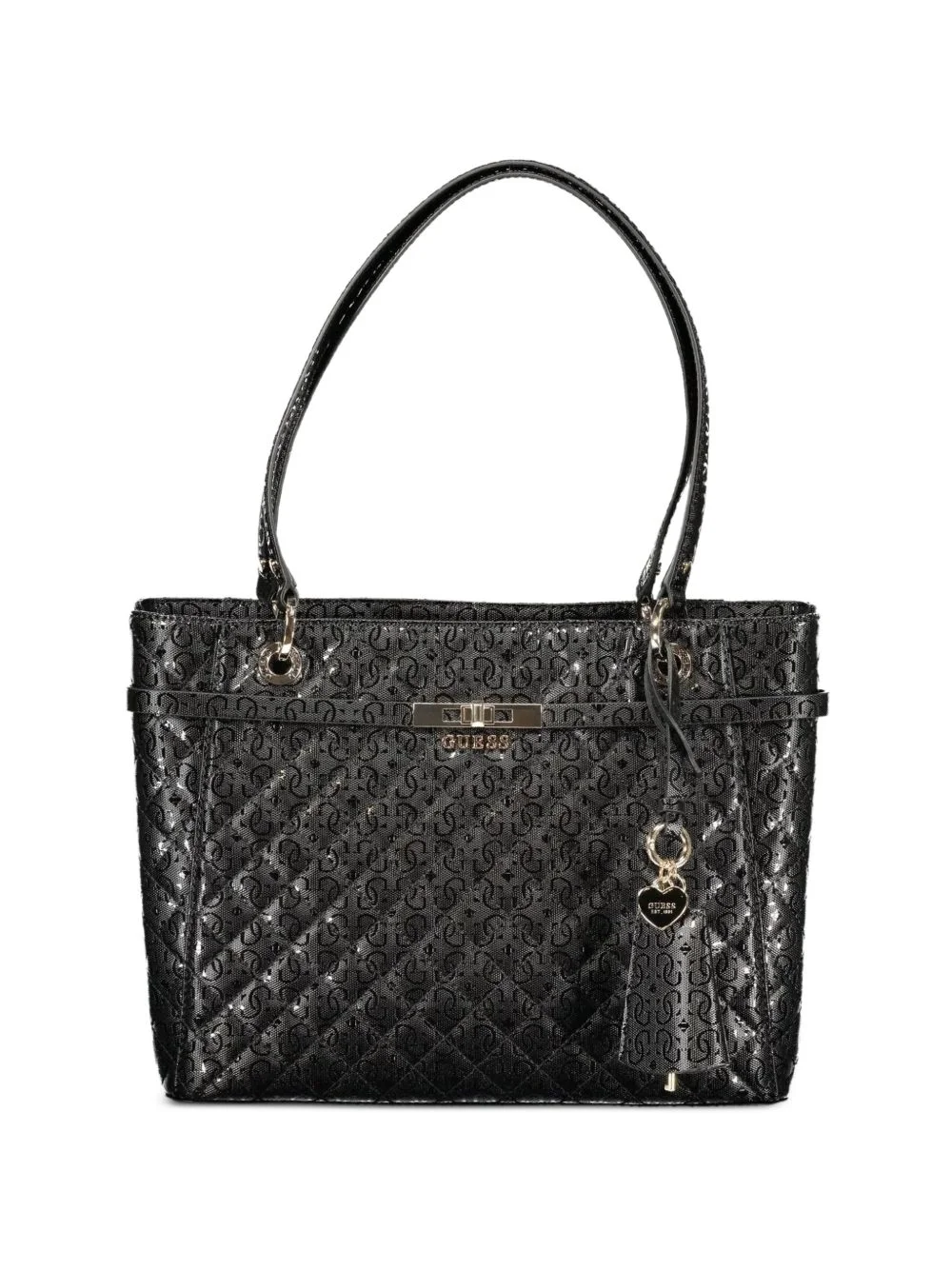 quilted tote bag - 1