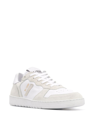 RE/DONE two-tone low top sneakers outlook