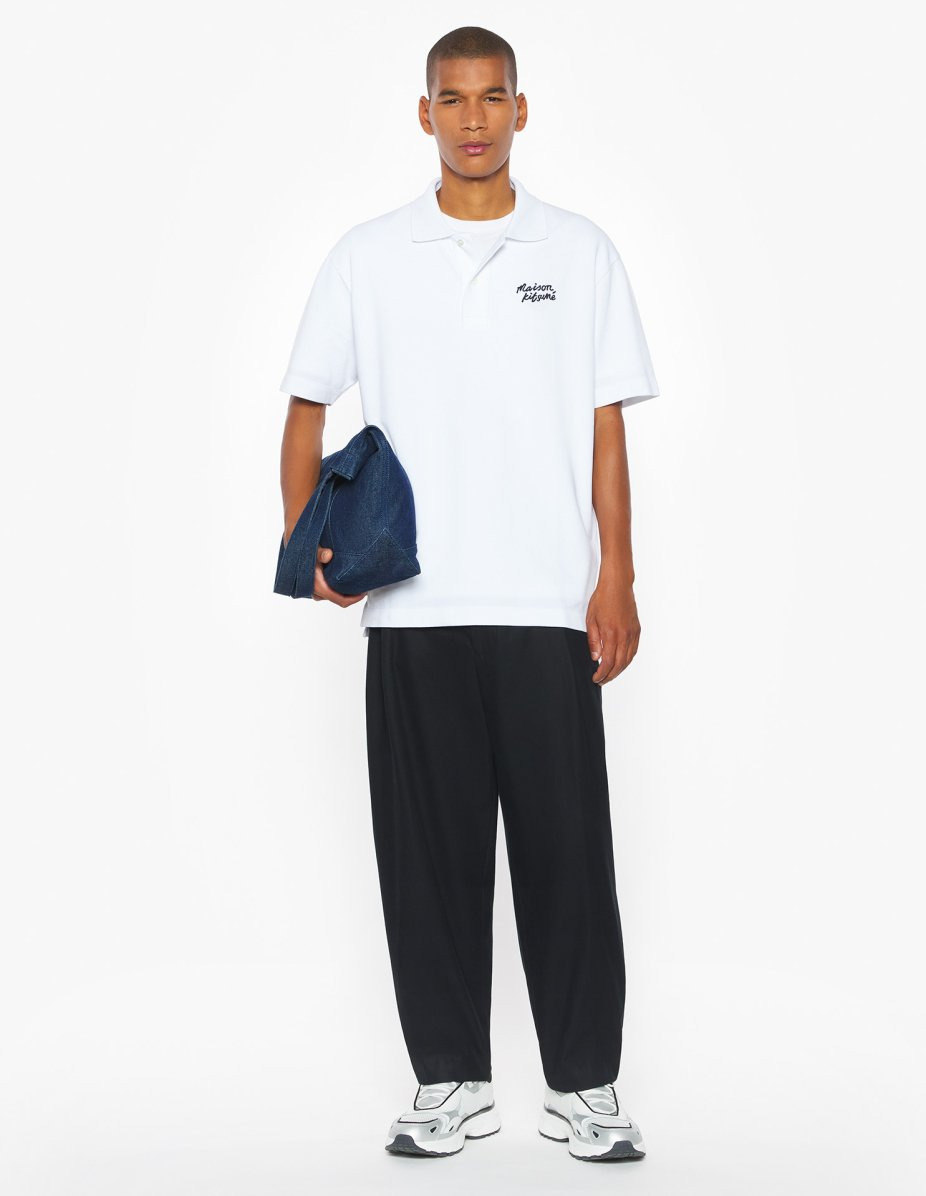 MAISON KITSUNE HANDWRITING COMFORT POLO - 2