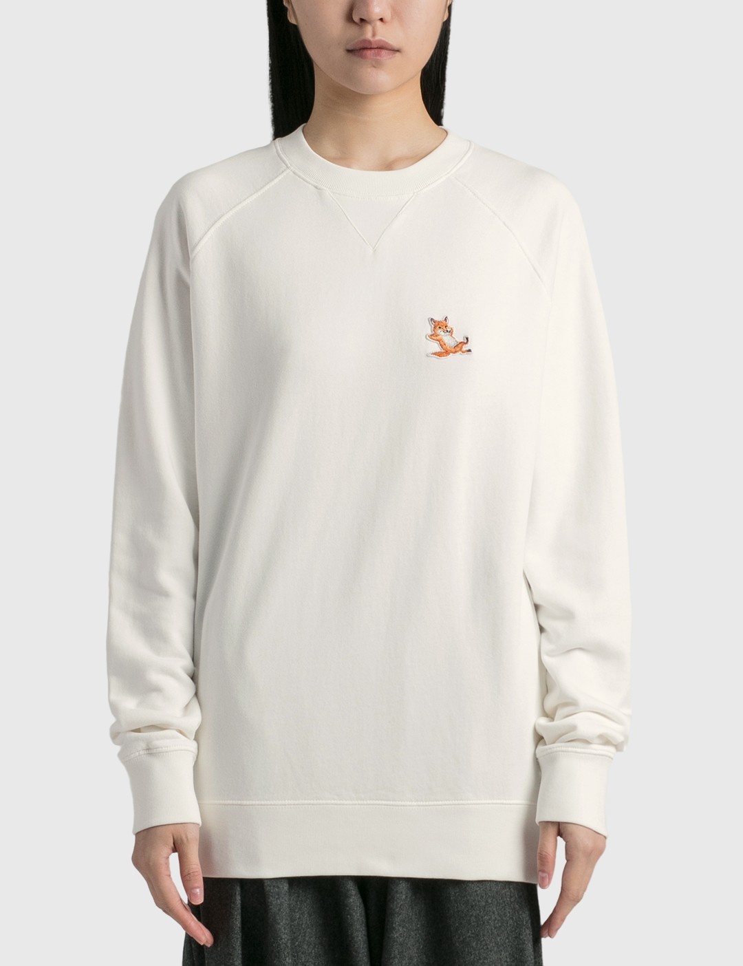 CHILLAX FOX PATCH CLASSIC SWEATSHIRT - 1