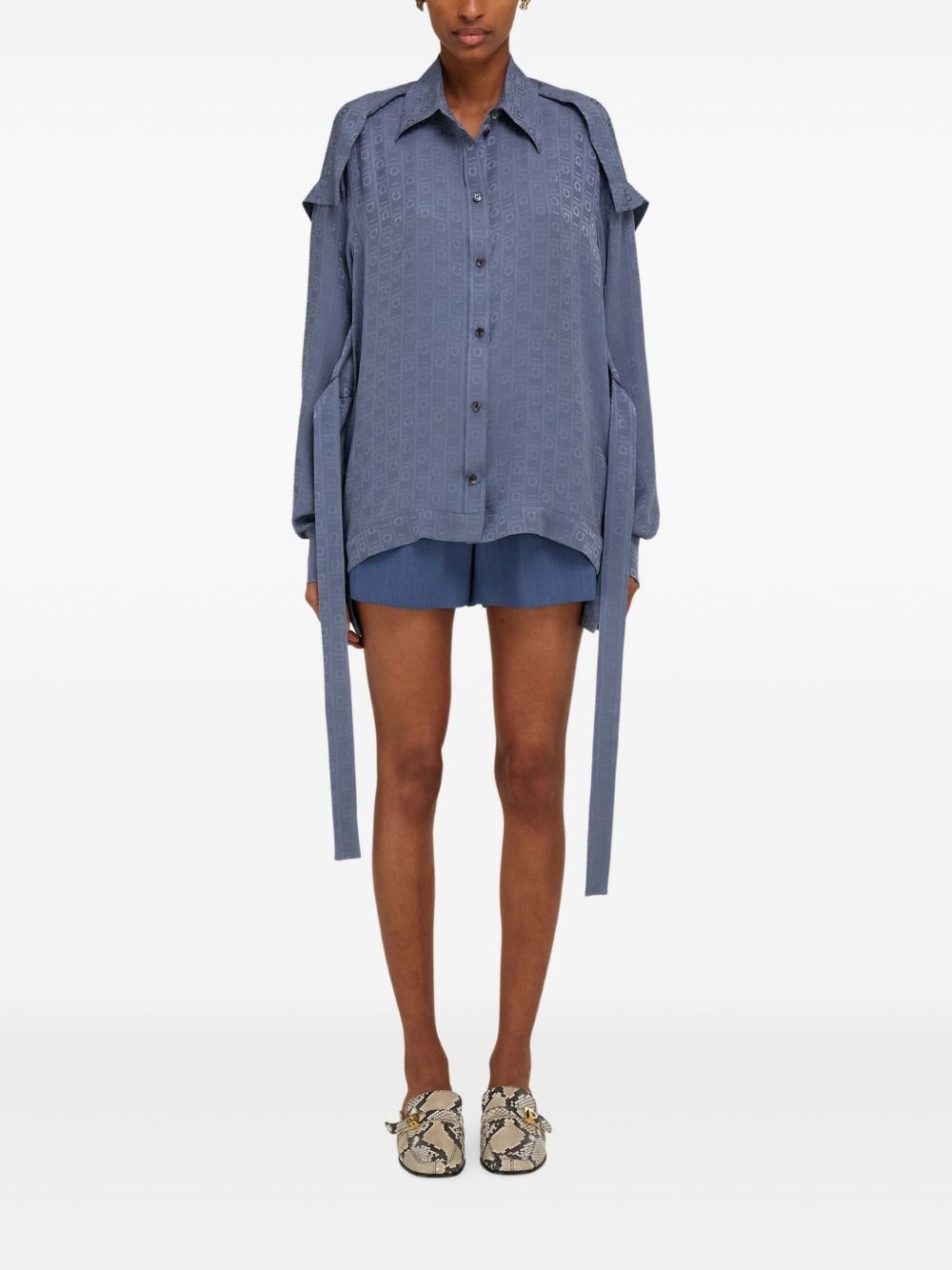 Ferragamo monogram shirt - 2