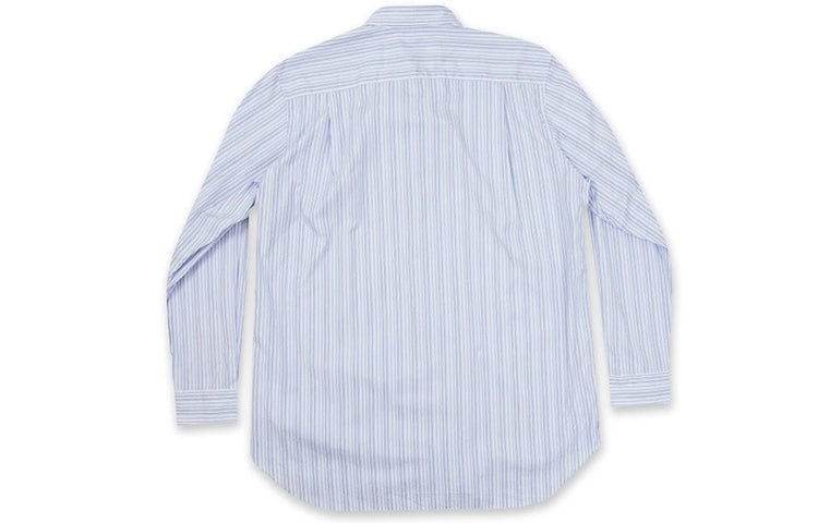 COMME des GARCONS PLAY Black Emblem Striped Button Down 'Light Blue' AZ-B010-051-1 - 2