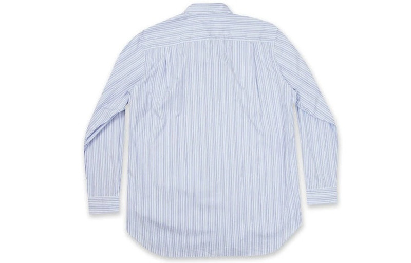 Comme des Garçons PLAY COMME des GARCONS PLAY Black Emblem Striped Button Down 'Light Blue' AZ-B010-051-1 outlook