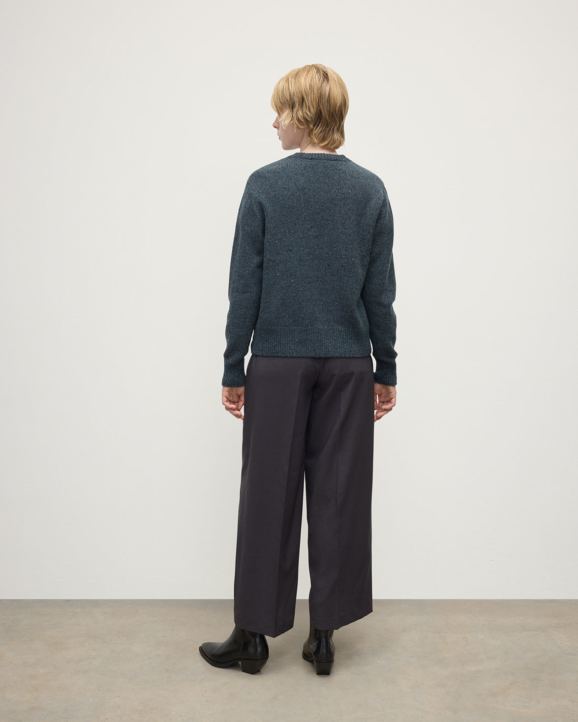 Donegal Cashmere Blue Cardigan - 4