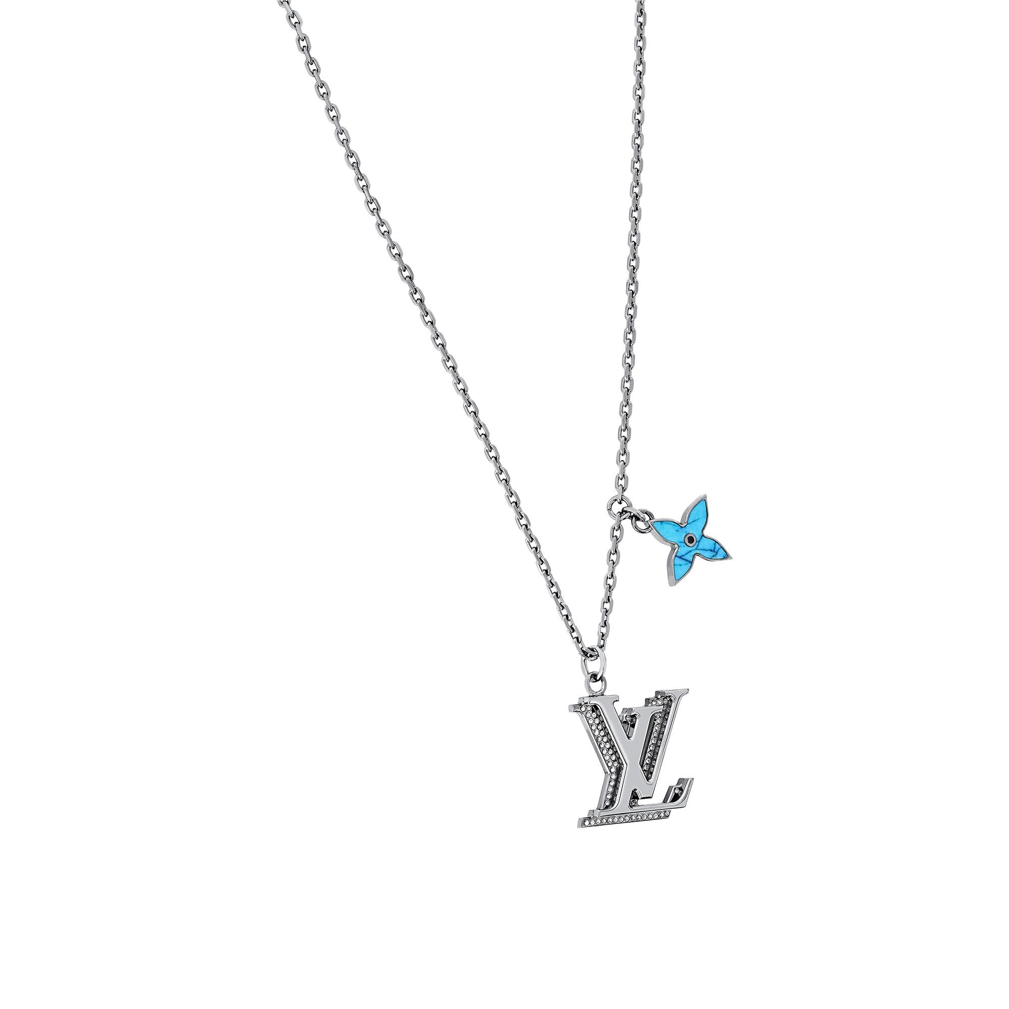 LV Initials Necklace - 2