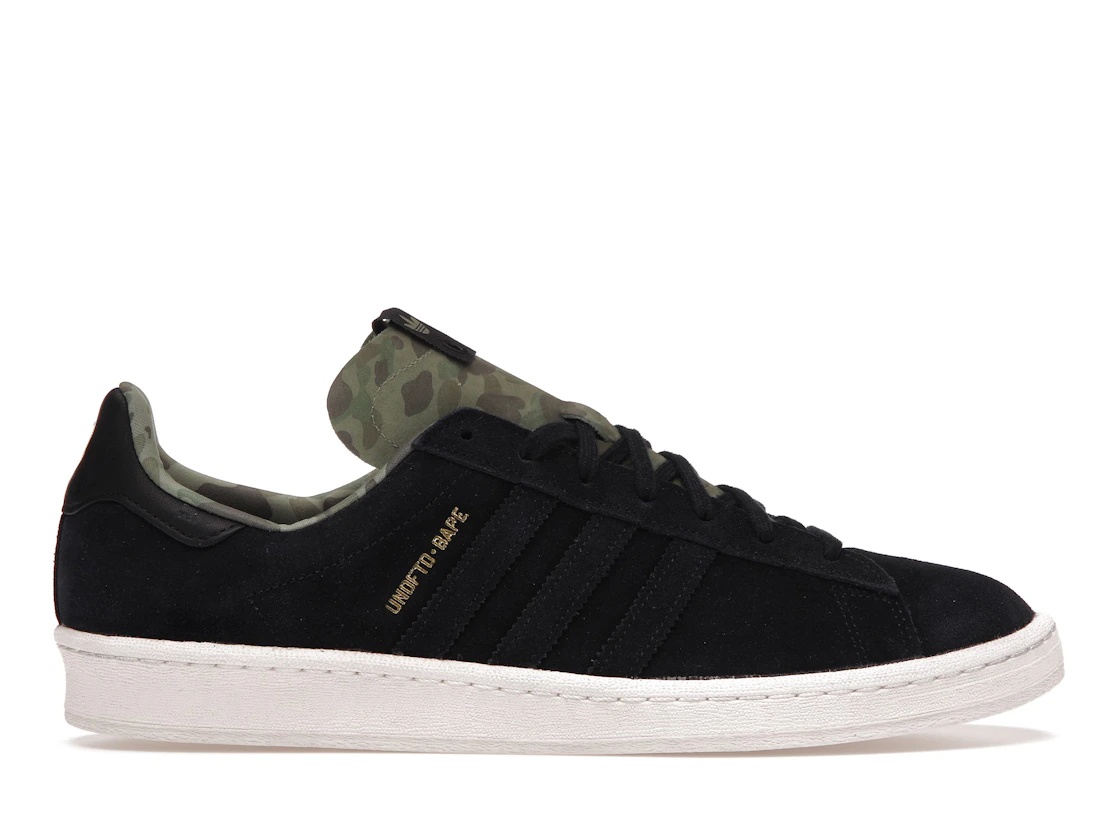 adidas Campus 80s Undefeated x Bape Black - 1