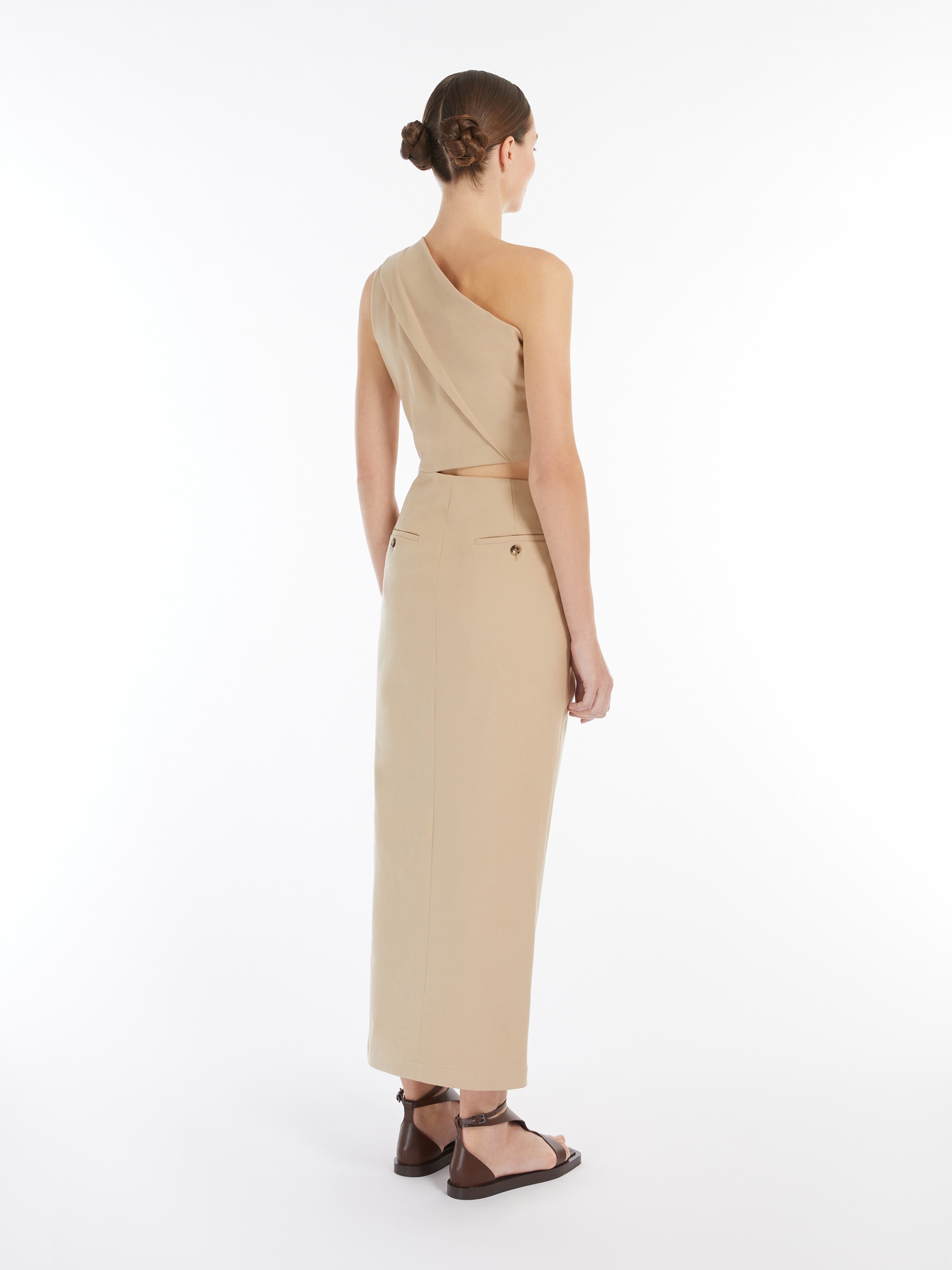 NIEVO Close-fitting cotton twill dress - 4