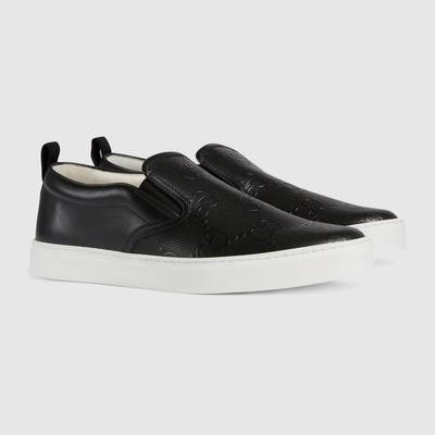 GUCCI Men's GG embossed slip-on sneaker outlook