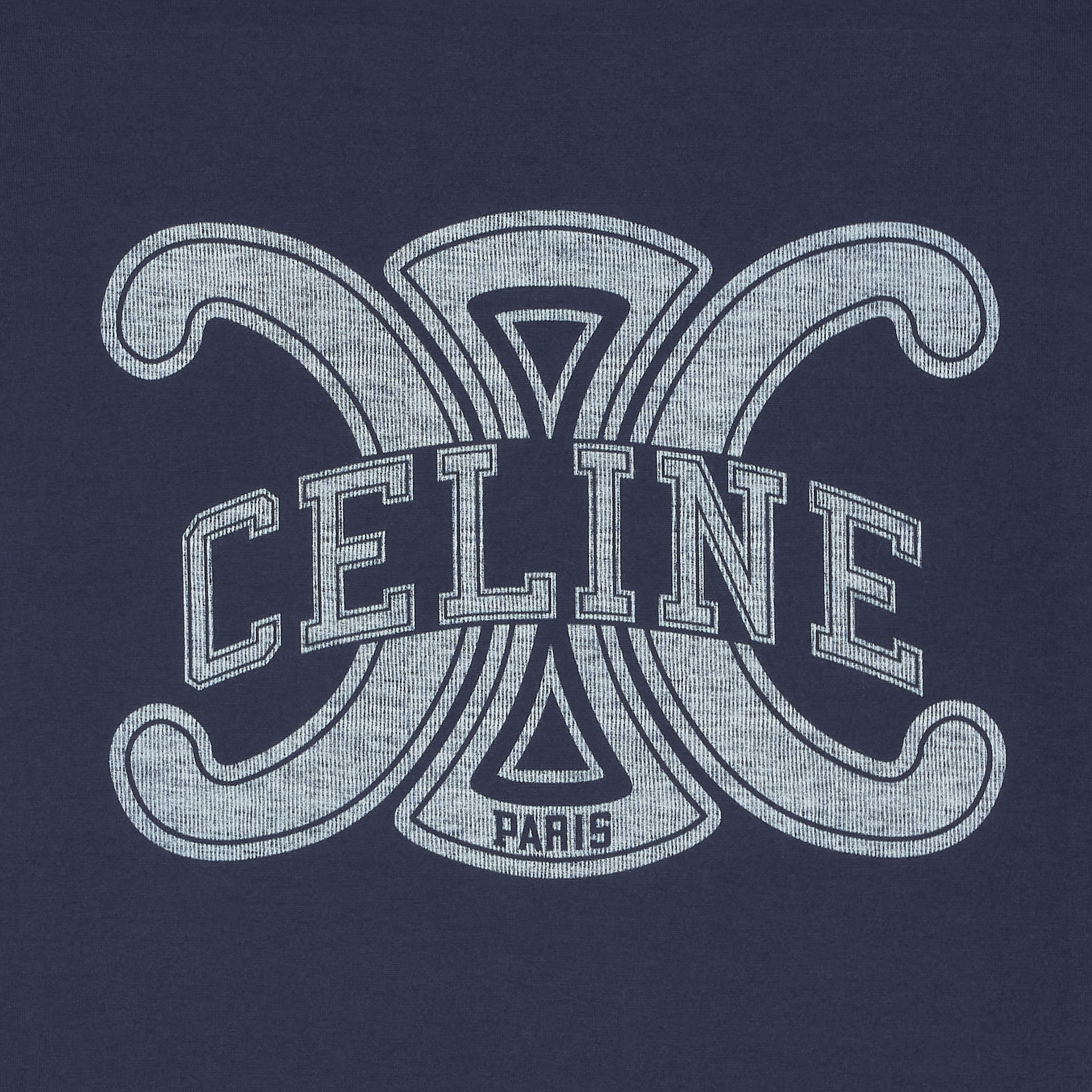 CELINE TRIOMPHE T-SHIRT IN COTTON JERSEY - 3