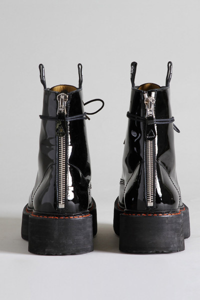 R13 DOUBLE STACK BOOT - PATENT BLACK outlook