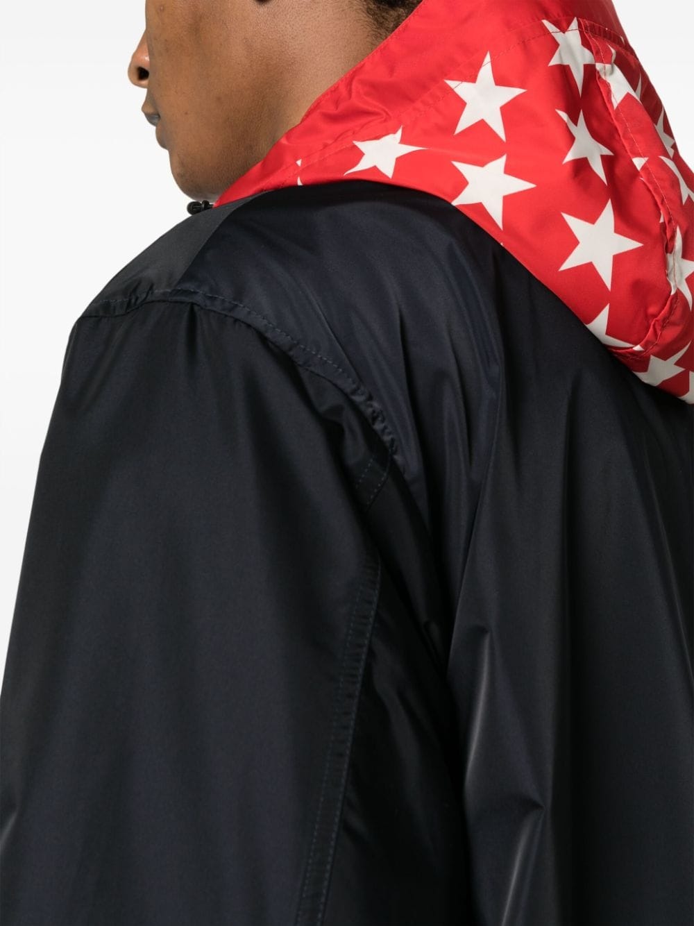 logo-print hooded jacket - 5
