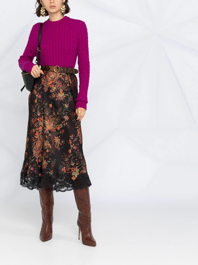 Sara Lanzi cable knit jumper outlook