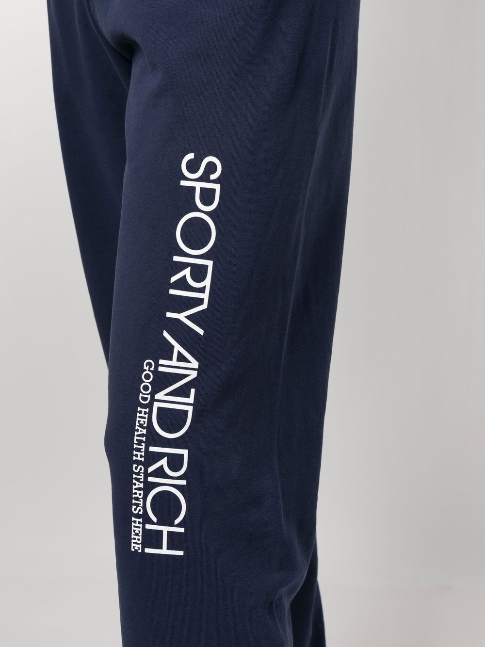 logo-print detail track pants - 6