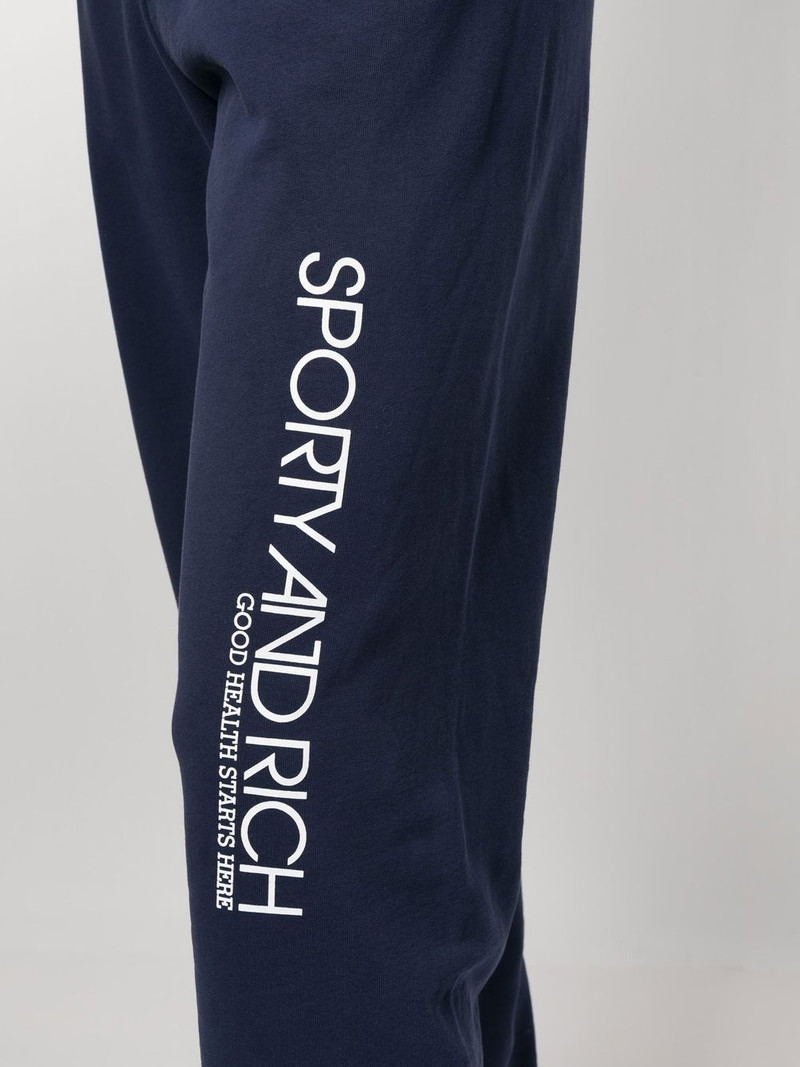 logo-print detail track pants 6