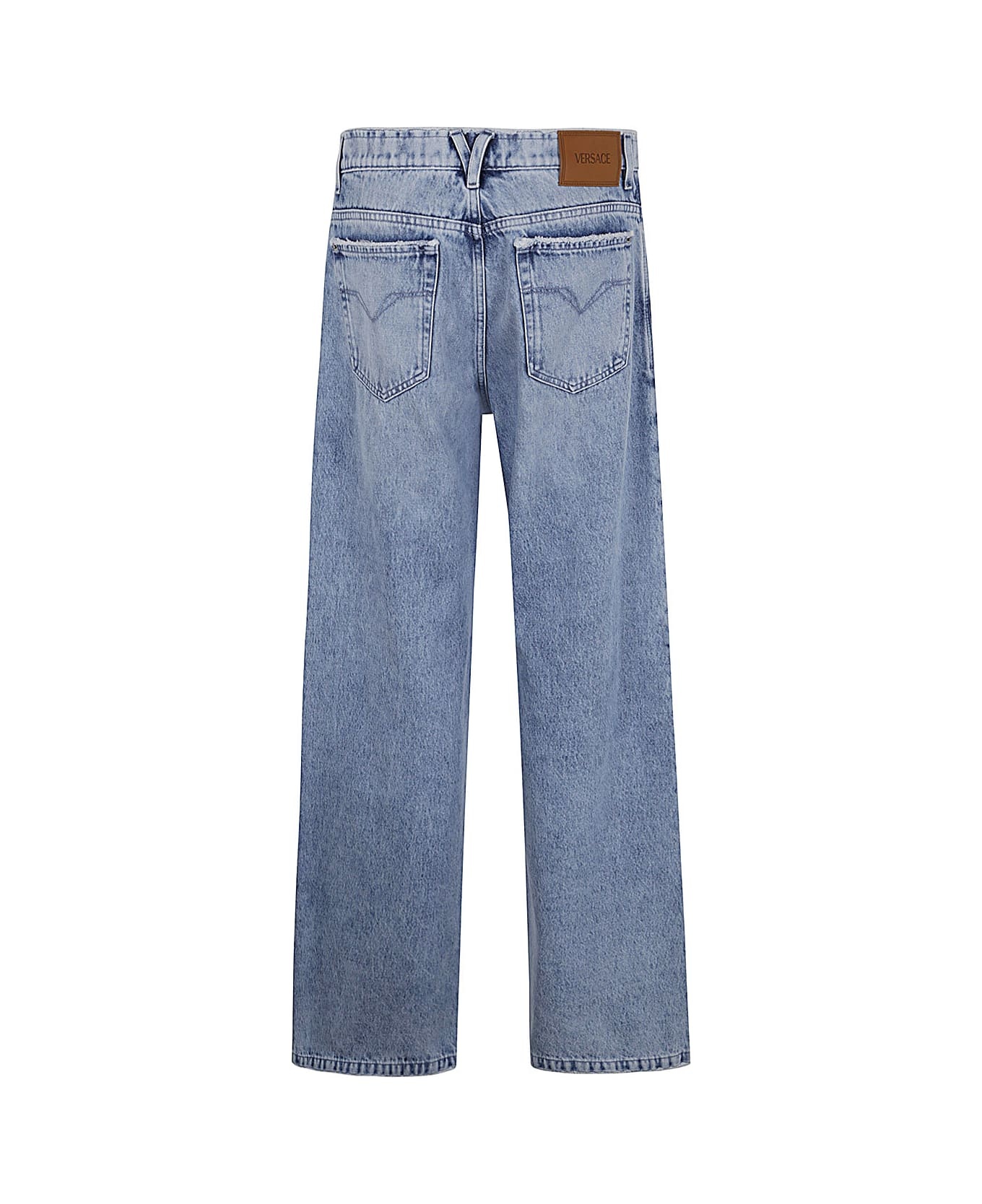 Pant Denim Stop Denim Blue S.stone Wash Blue Raw Cut - 2