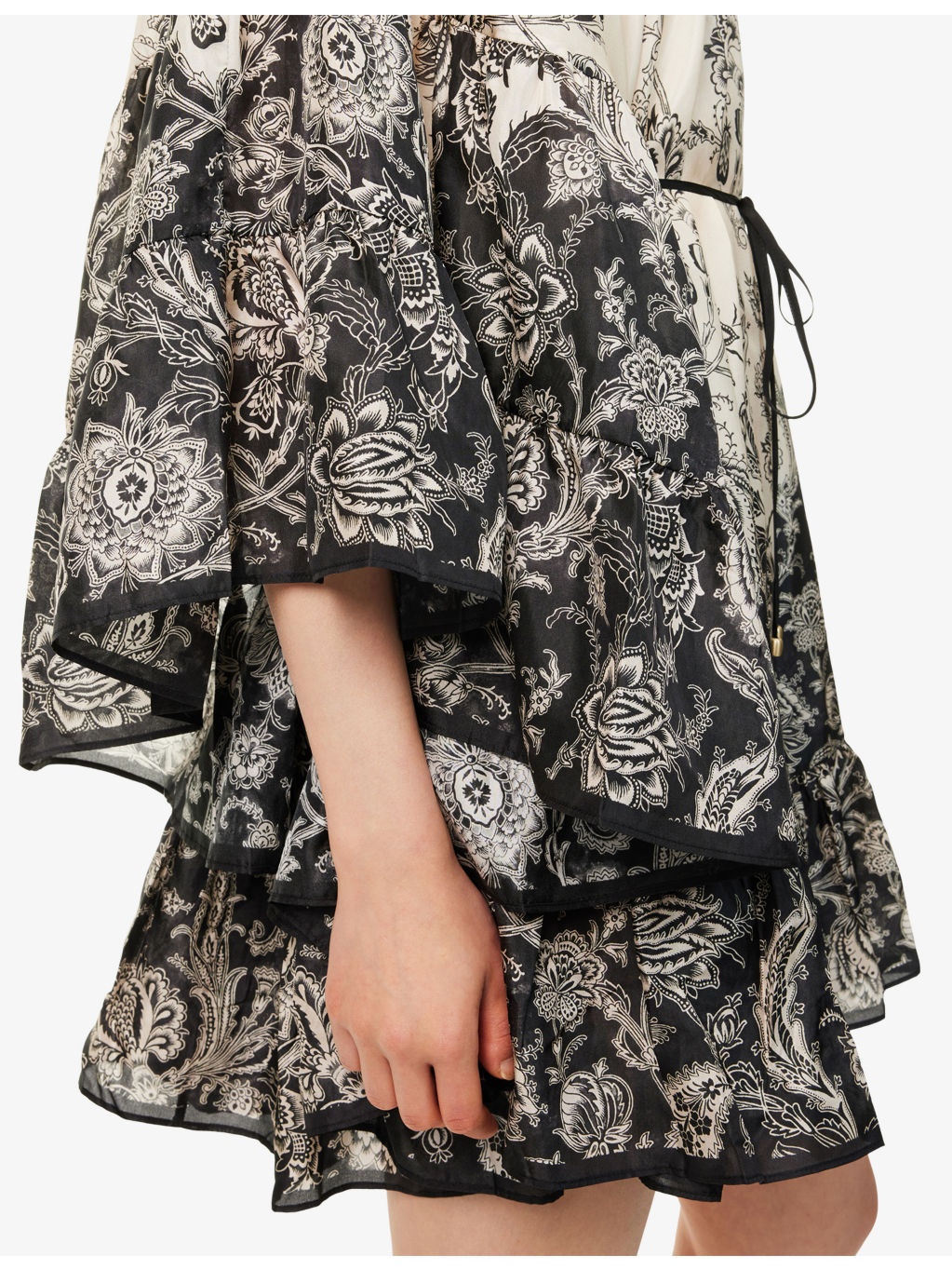 Rhiannon Lantern Silk Mini Dress - 6