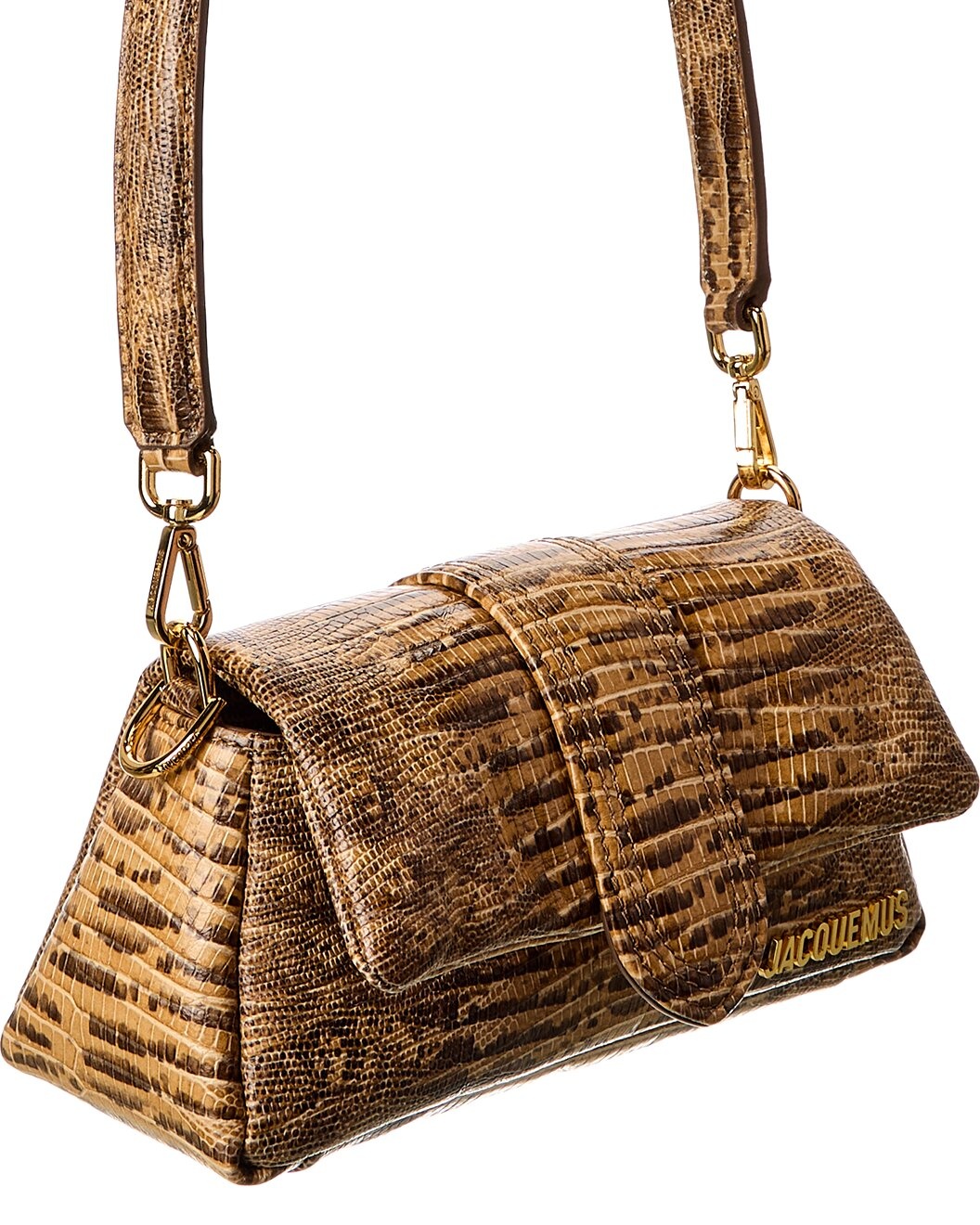 Jacquemus Petit Bambimou Croc-Embossed Leather Shoulder Bag - 3
