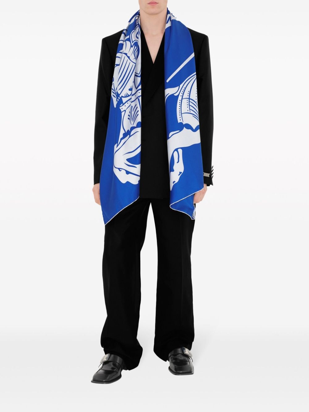EKD-print silk scarf - 4