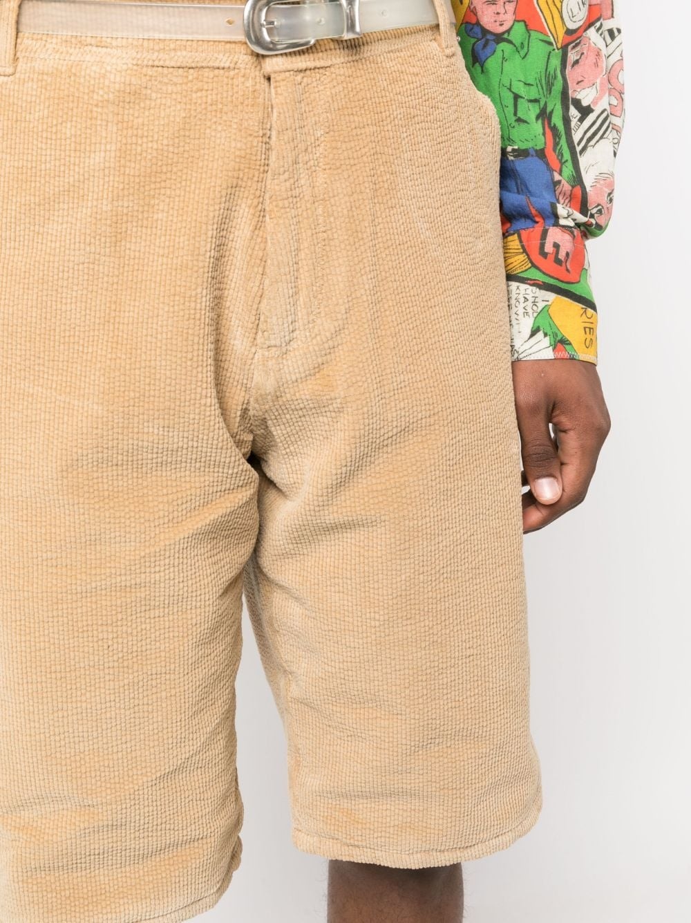 corduroy stretch-cotton shorts - 5
