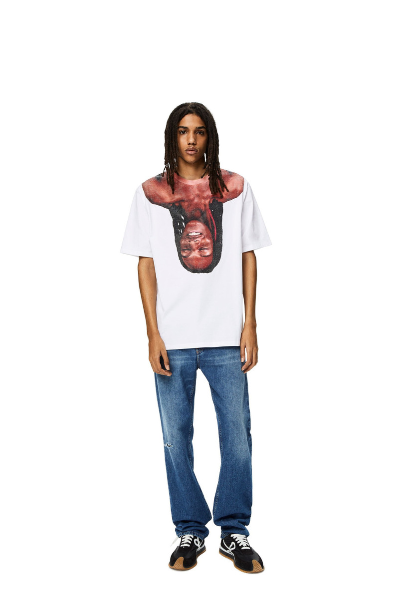 Loewe Face print crystal T-shirt in cotton outlook