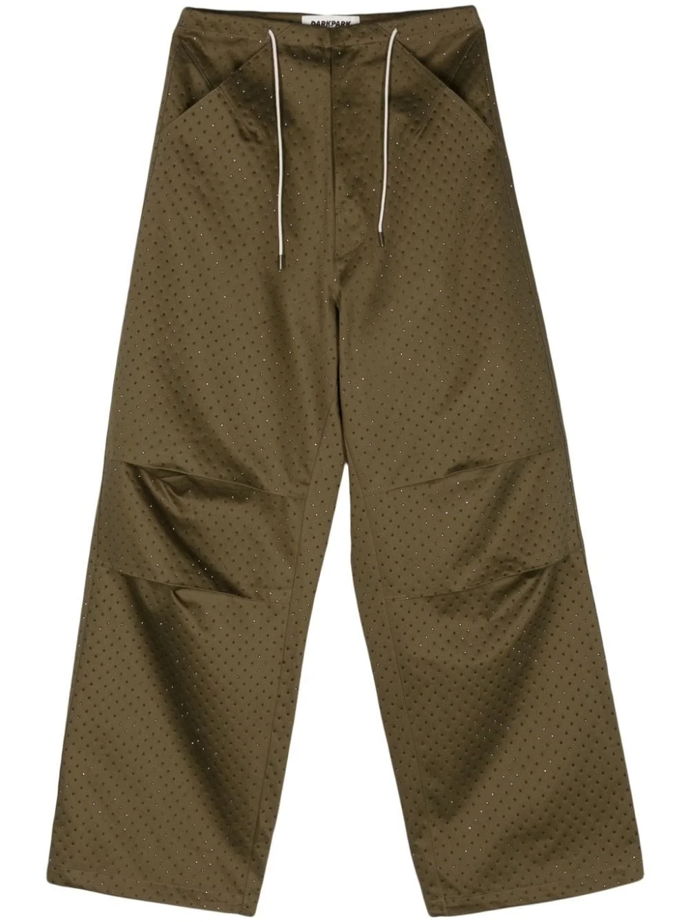 Daisy rhinestone-embellished palazzo pants - 1