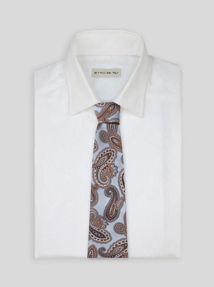 PAISLEY SILK JACQUARD TIE - 2