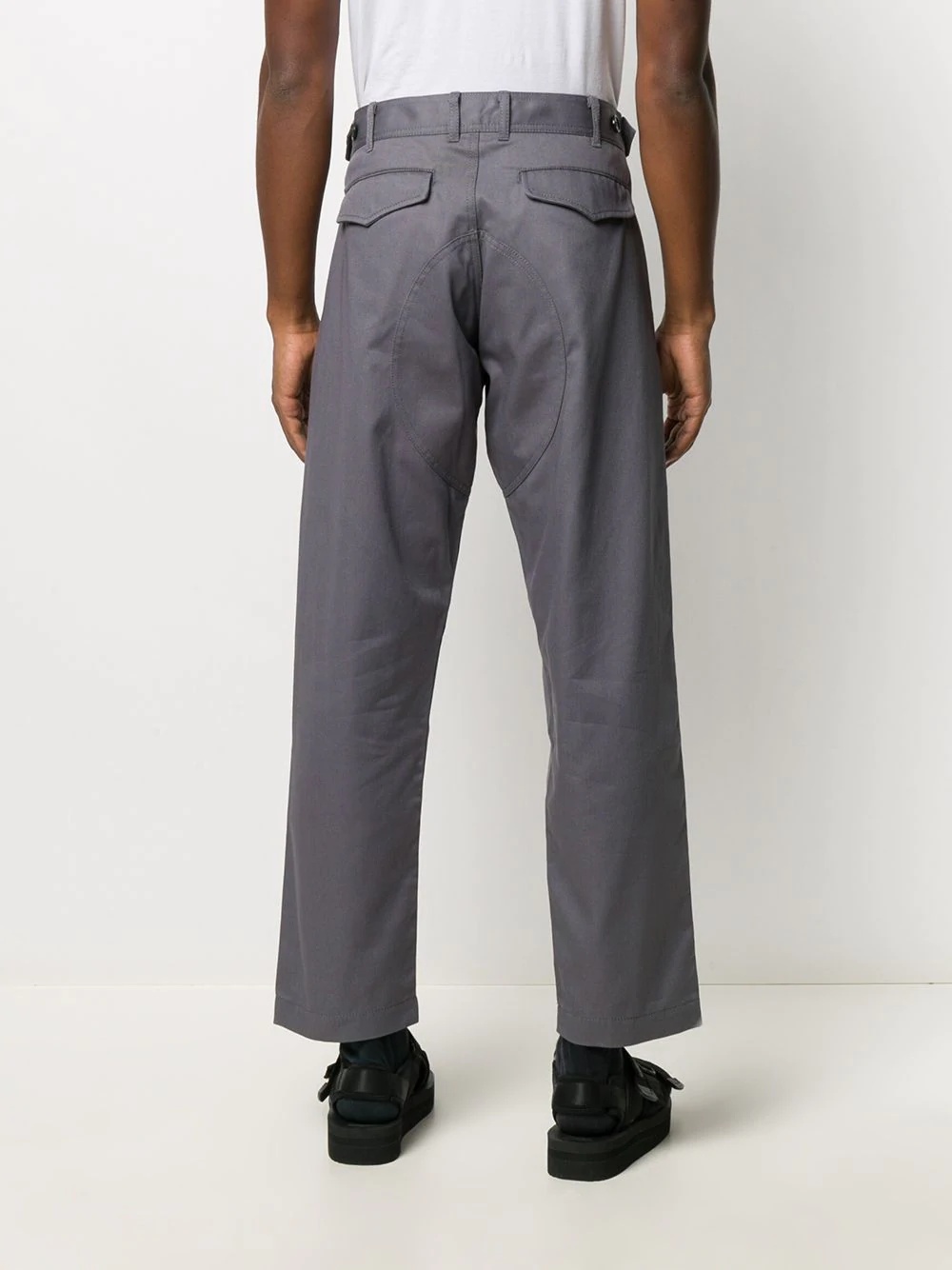 straight-leg trousers - 4