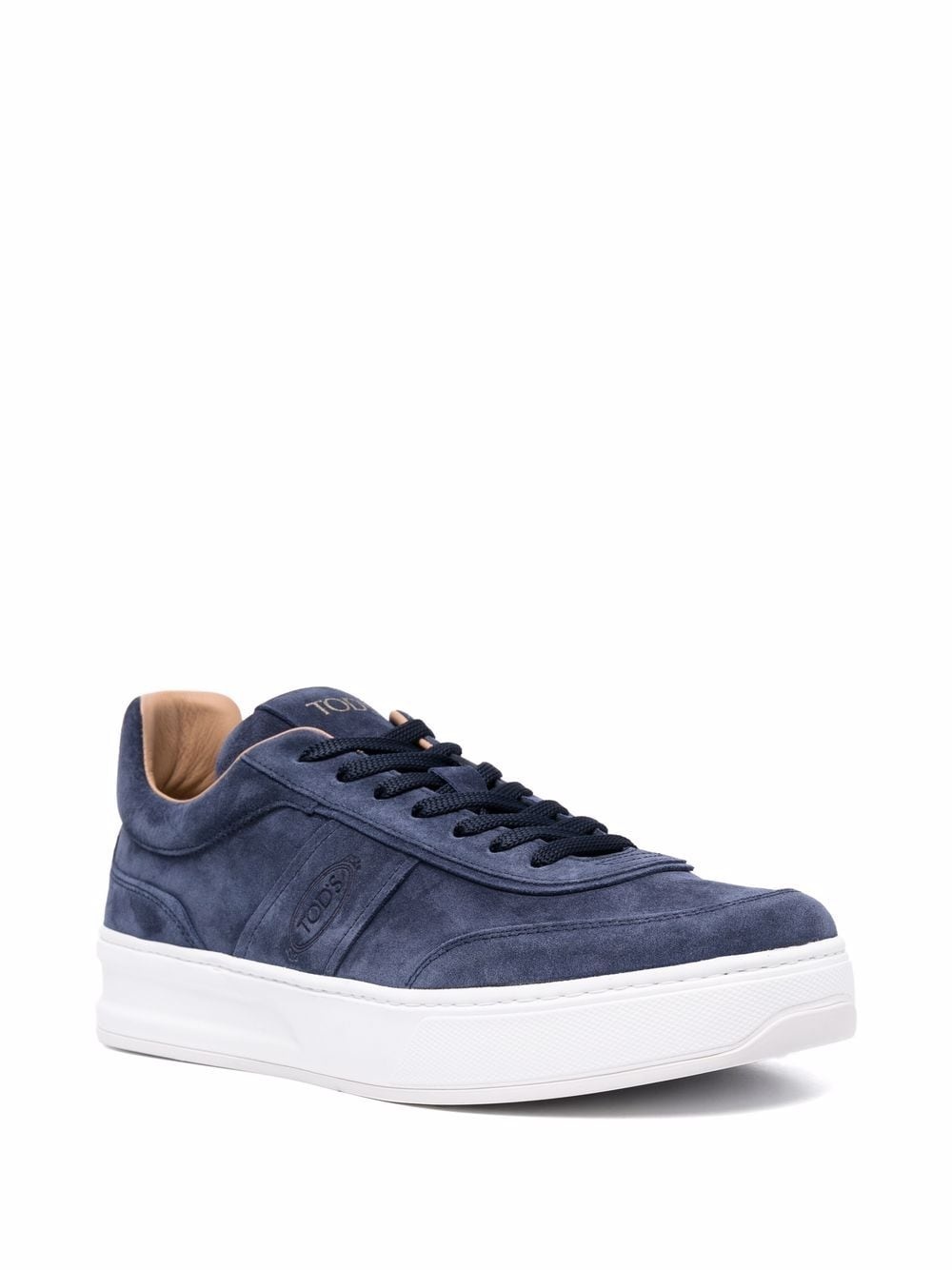 logo-embossed low-top sneakers - 2