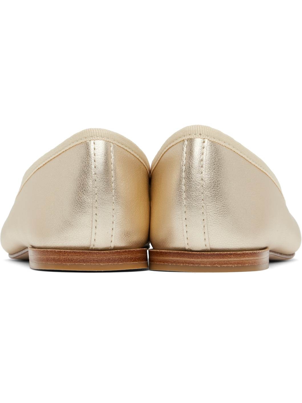 Gold Cendrillon Ballerina Flats - 2