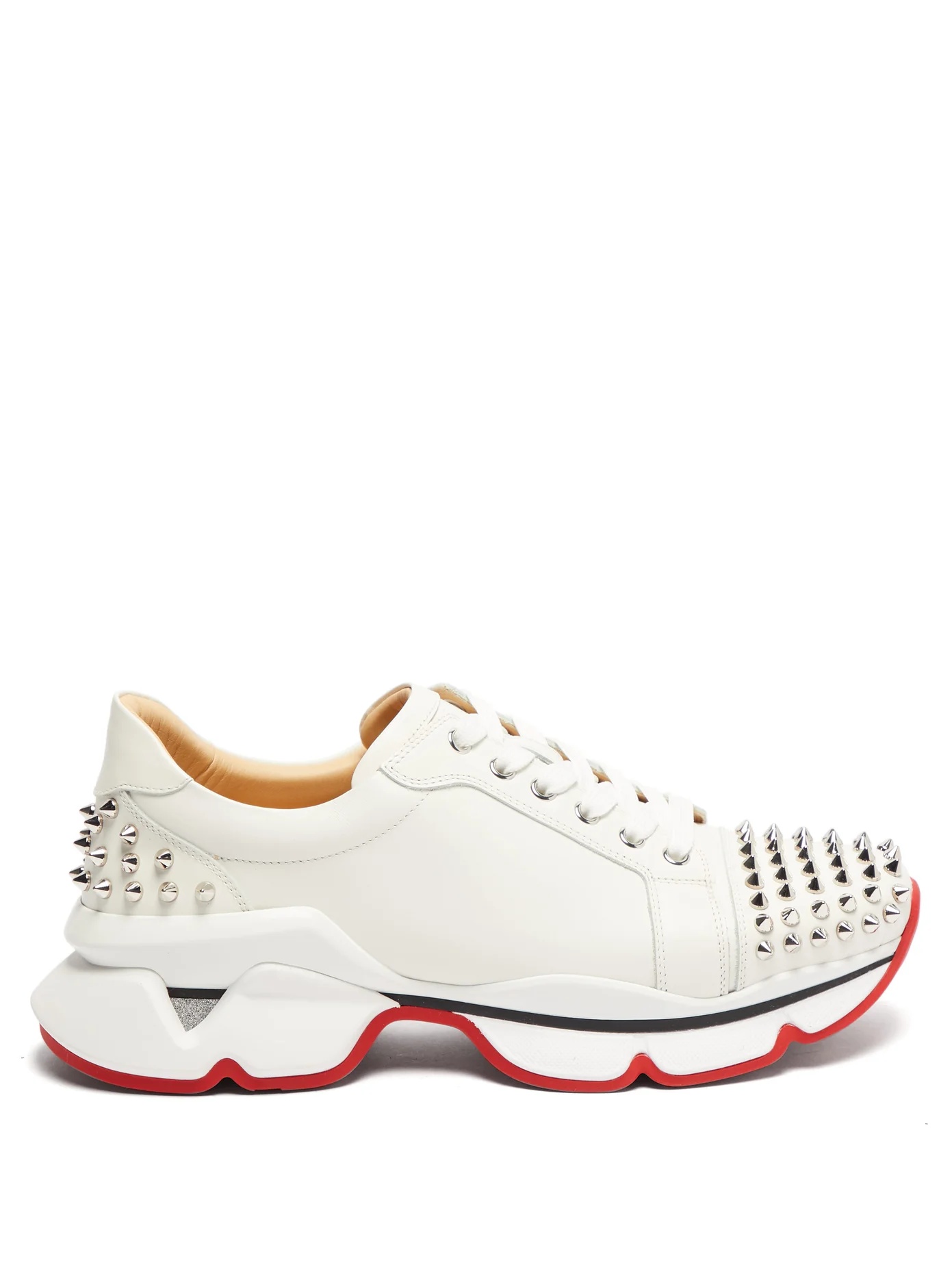 VRS 2018 studded leather trainers - 1