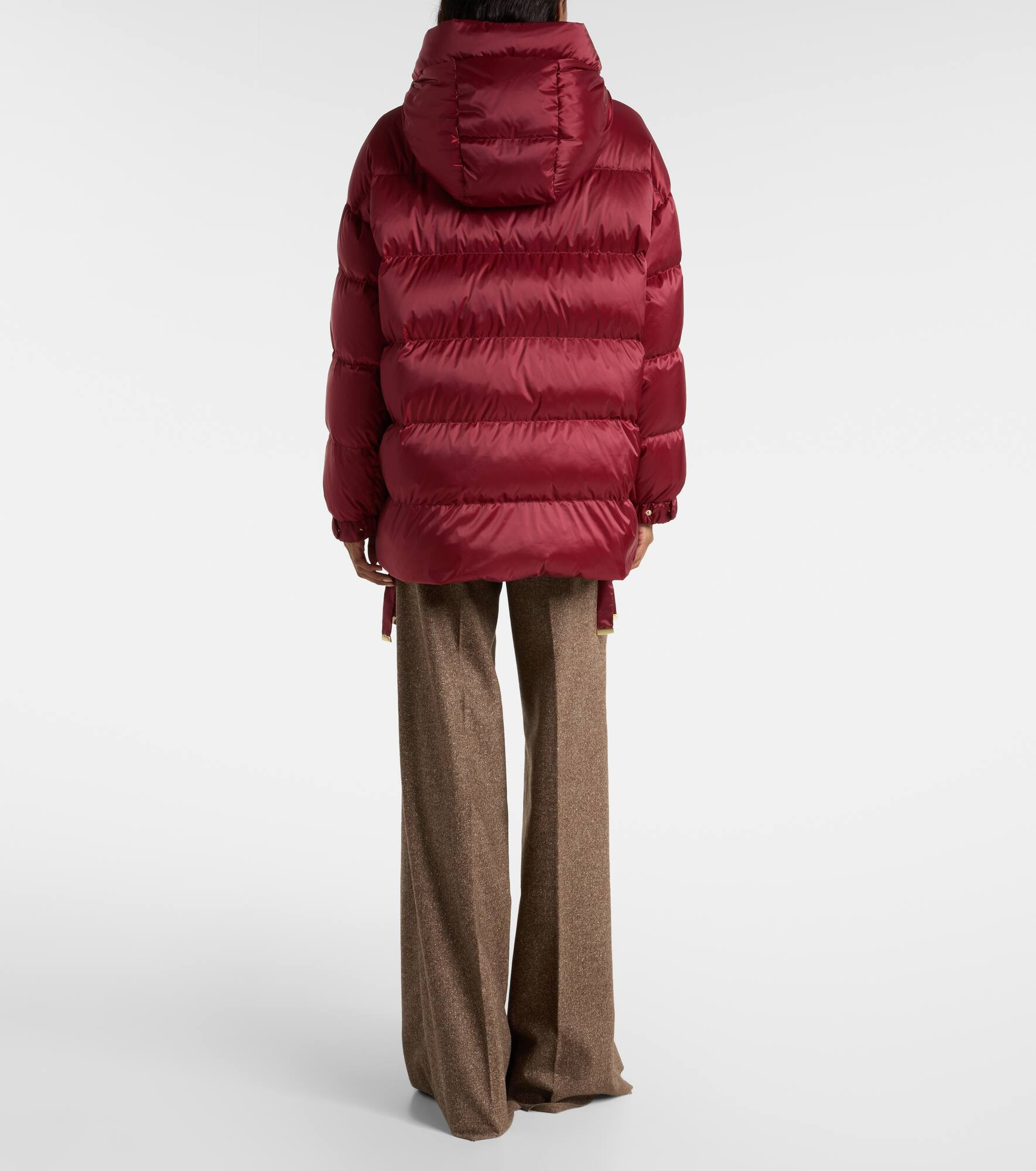 Felice hooded taffeta down jacket - 3