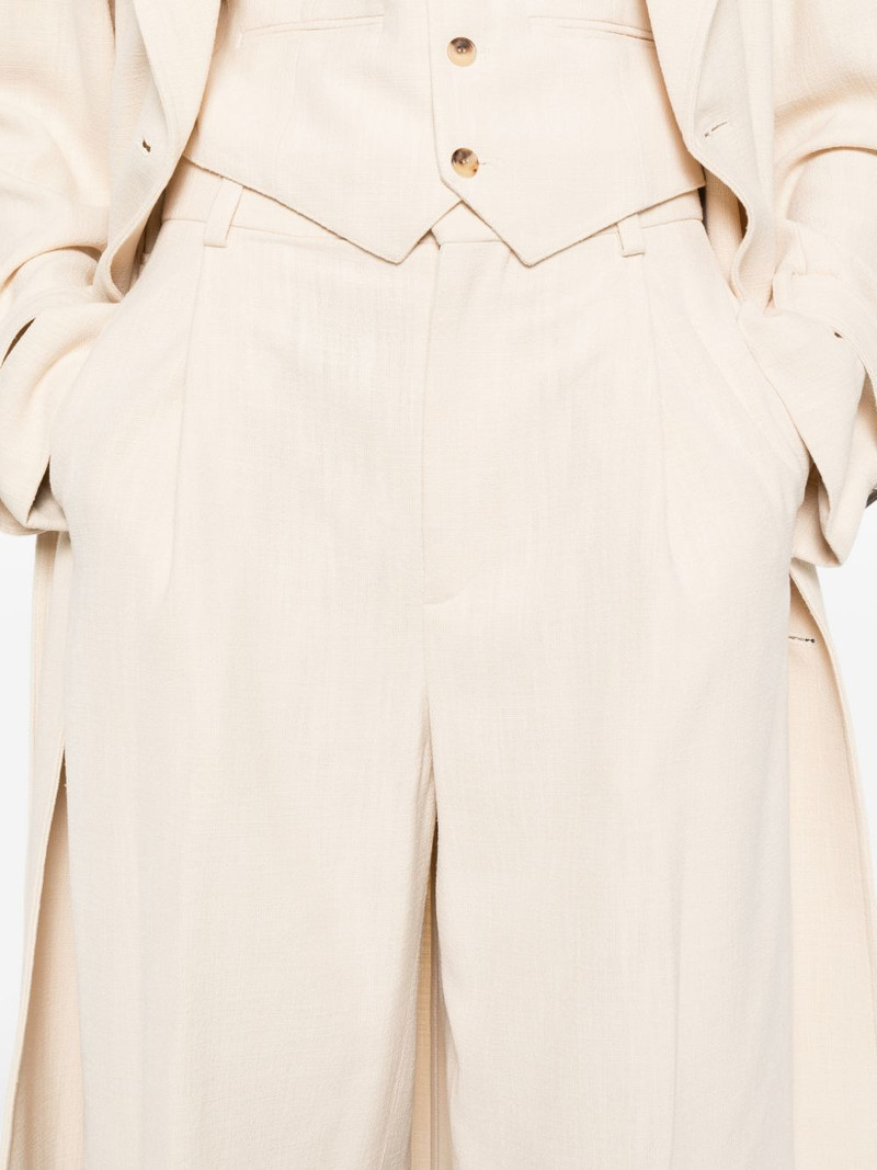 pleated tailored shorts 5