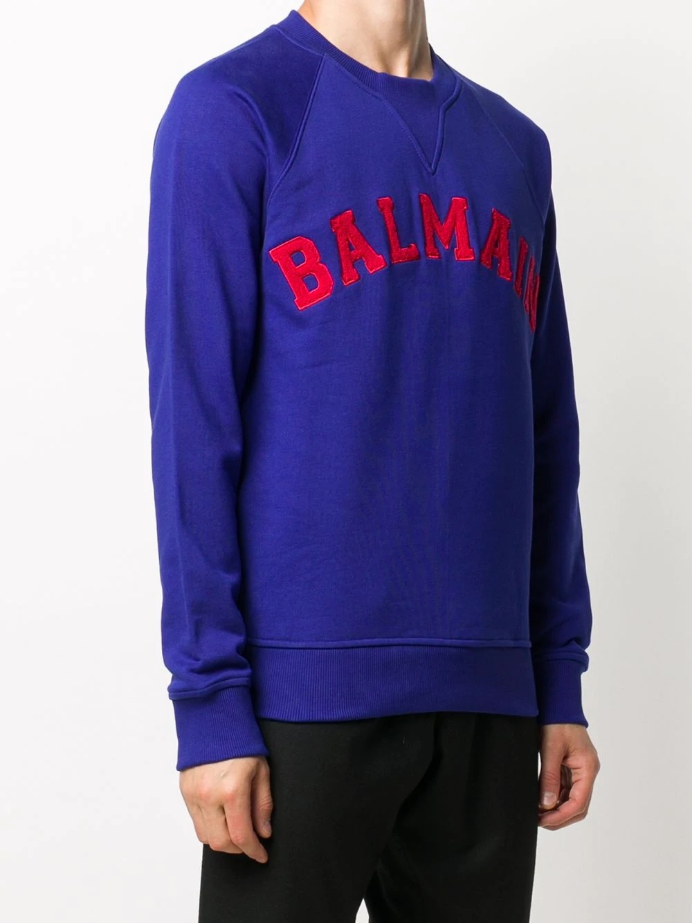 logo-embroidered sweatshirt - 3