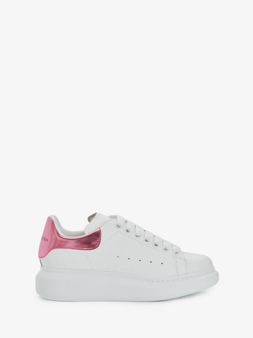 Oversized Sneaker in White/pink - 1