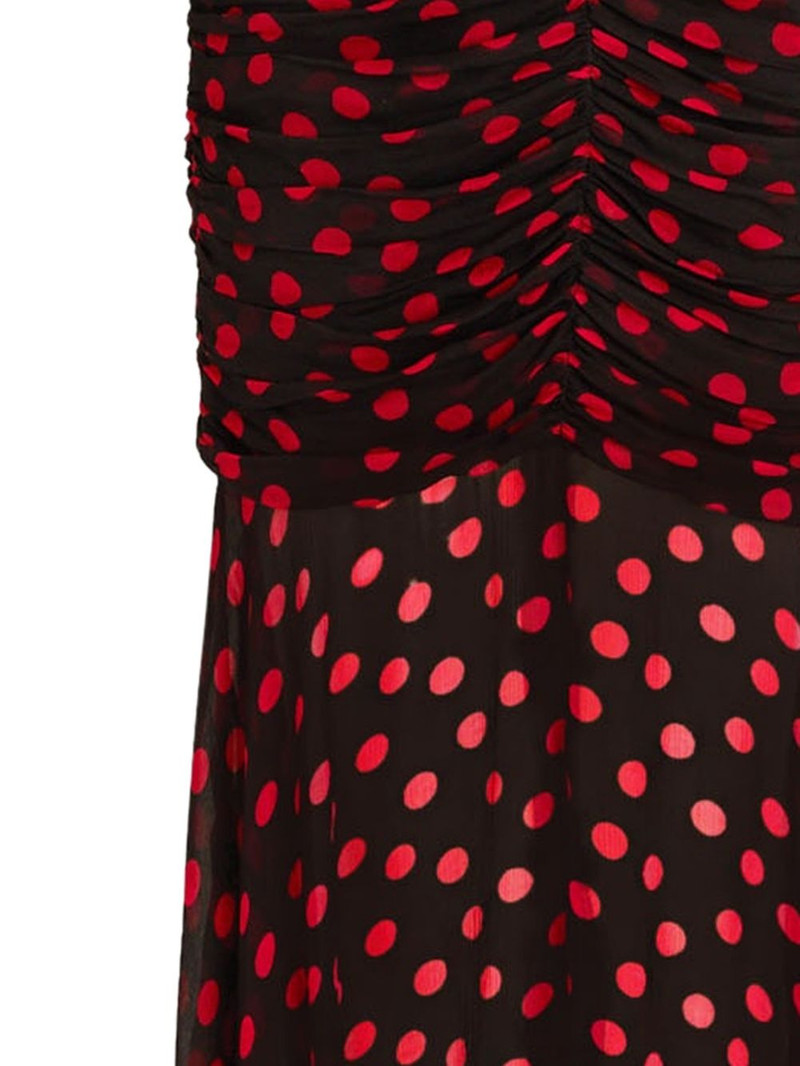 RONNY KOBO Tilda polka-dot midi dress outlook