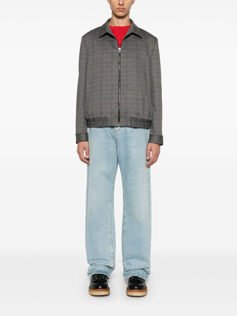 HUGO logo-embroidered jacket outlook