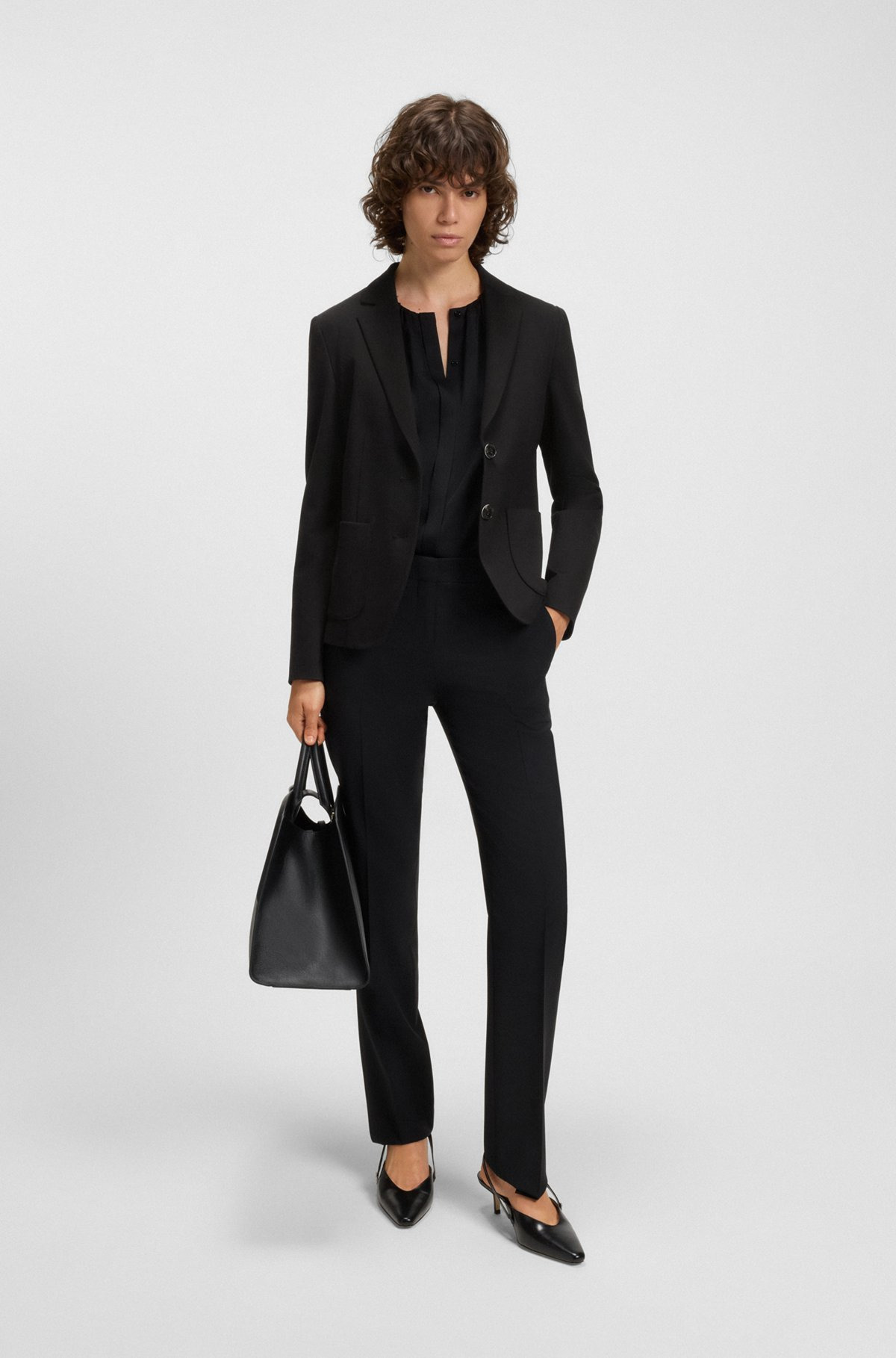 EXTRA-SLIM-FIT JACKET IN STRETCH FABRIC - 3